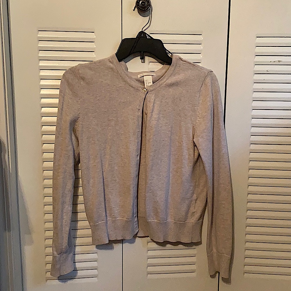 H&M tan/nude cardigan